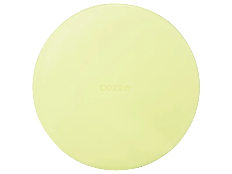 Cozze® pizzabræt i plast Ø350x10 mm lysgrøn