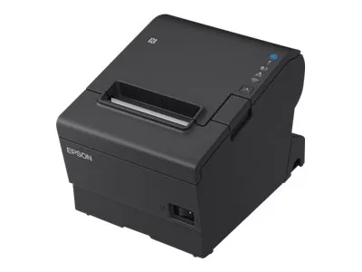 Epson TM T88VII (132) - Kvitteringsprinter - termisk linje - Rulle (7,95 cm) - 180 x 180 dpi - op til 500 mm/sek. - USB 2.0, USB 2.0 vært, LAN, PoweredUSB - skærer - sort