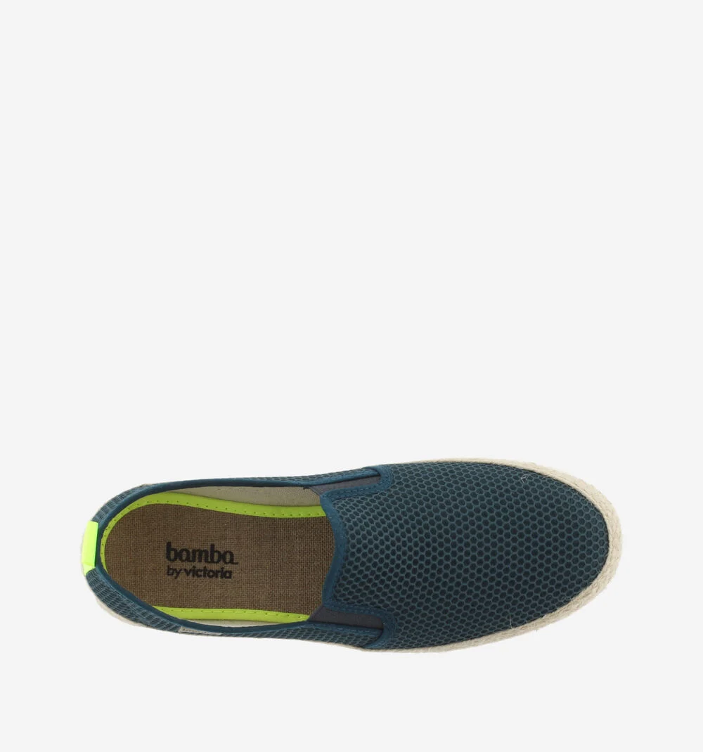 ANDRÉ ÉLASTIQUES MESH Espadrilles en mesh pour homme PETROLEO