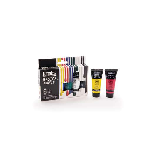 Liquitex® BASICS™ Acrylfarben thembasierte Sets, 6 x 22 ml