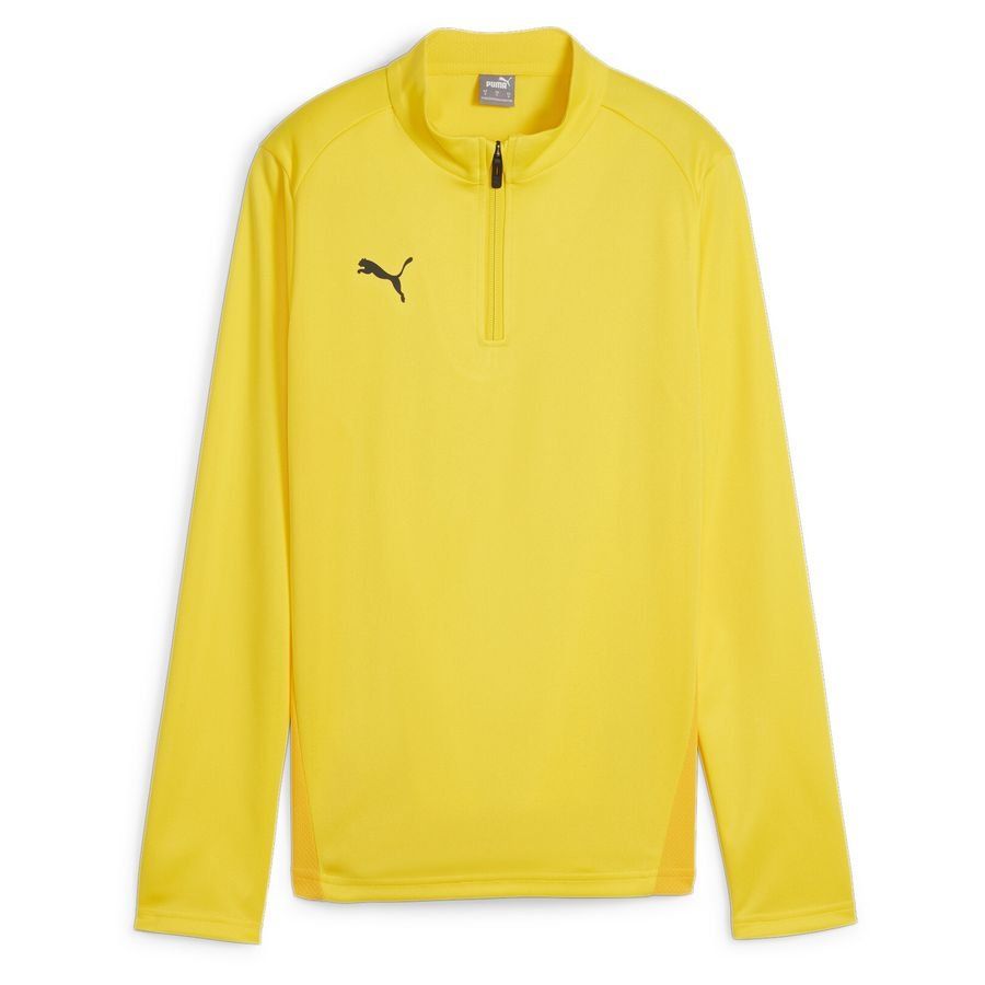teamGOAL Training 1/4 Zip Top Wmn Faster Yellow-PUMA Black-Sport Yellow