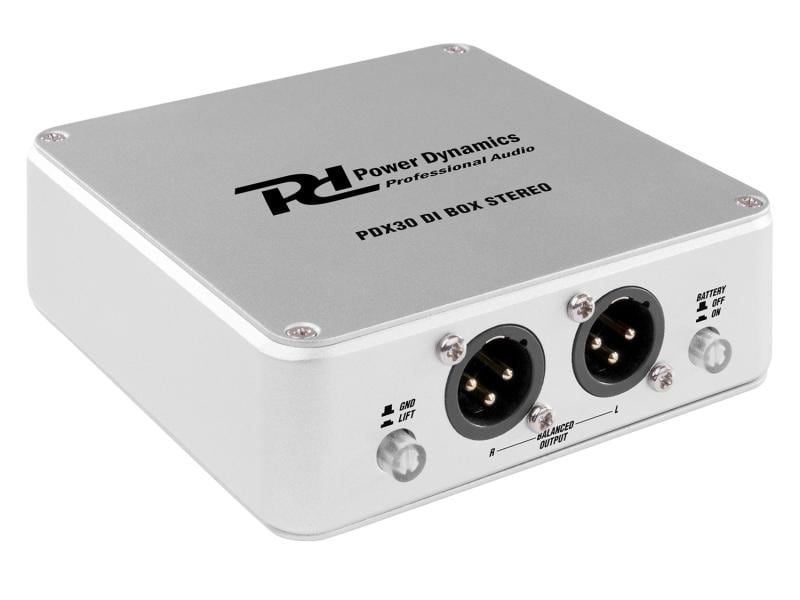 Power Dynamics DI-Box PDX30 Aktive DI-Box, Stereo