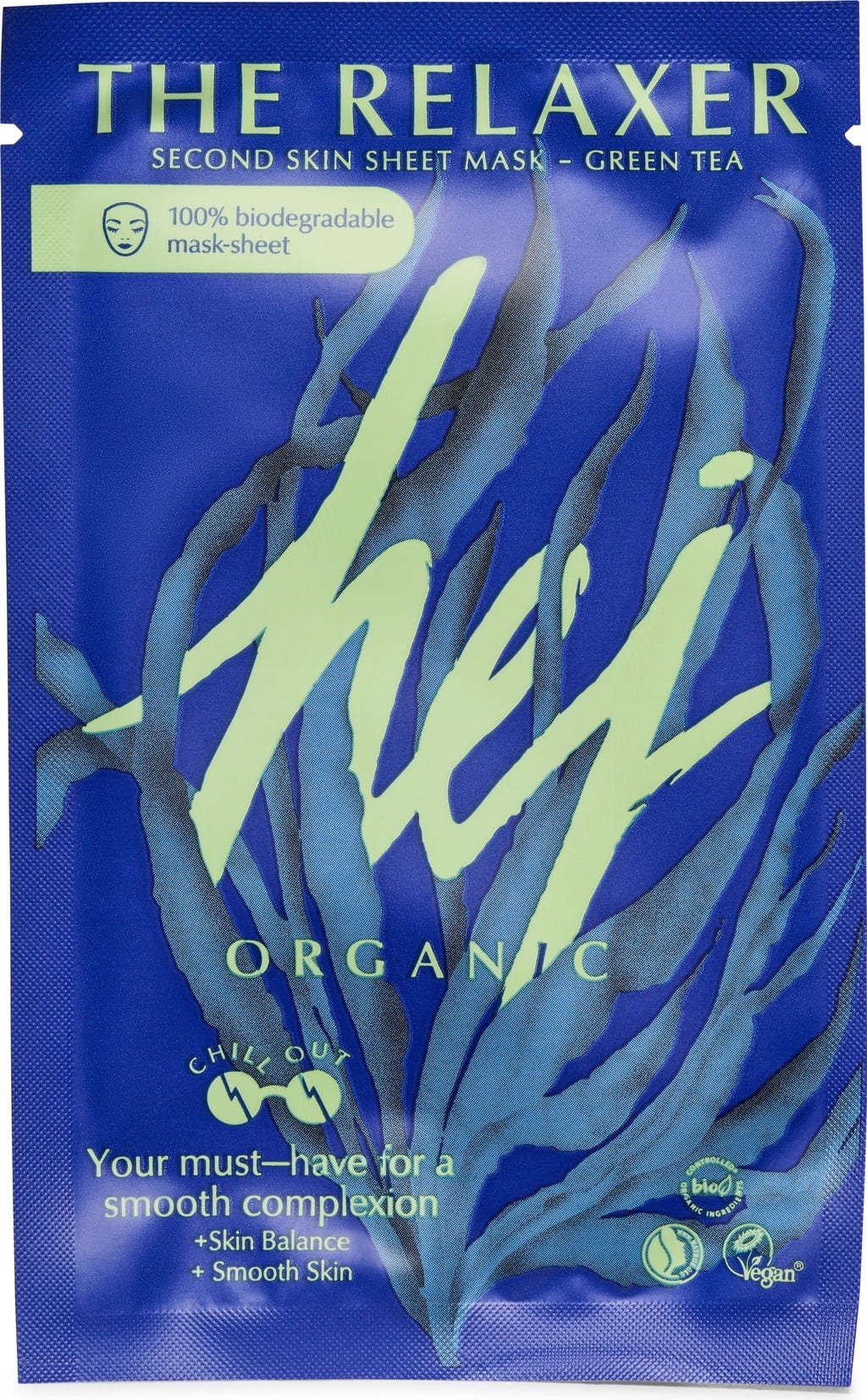 HEJ ORGANIC  The Relaxer Second Skin Sheet Mask