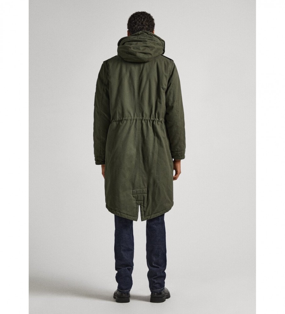 Parka Bowie verde da Pepe Jeans