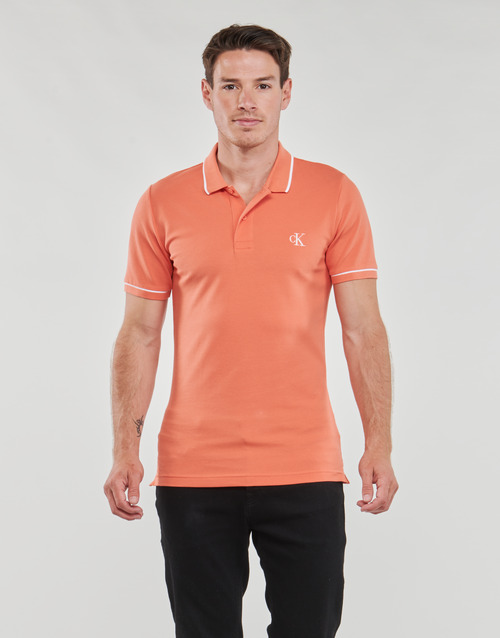 Calvin Klein Jeans - TIPPING SLIM POLO Naranja
