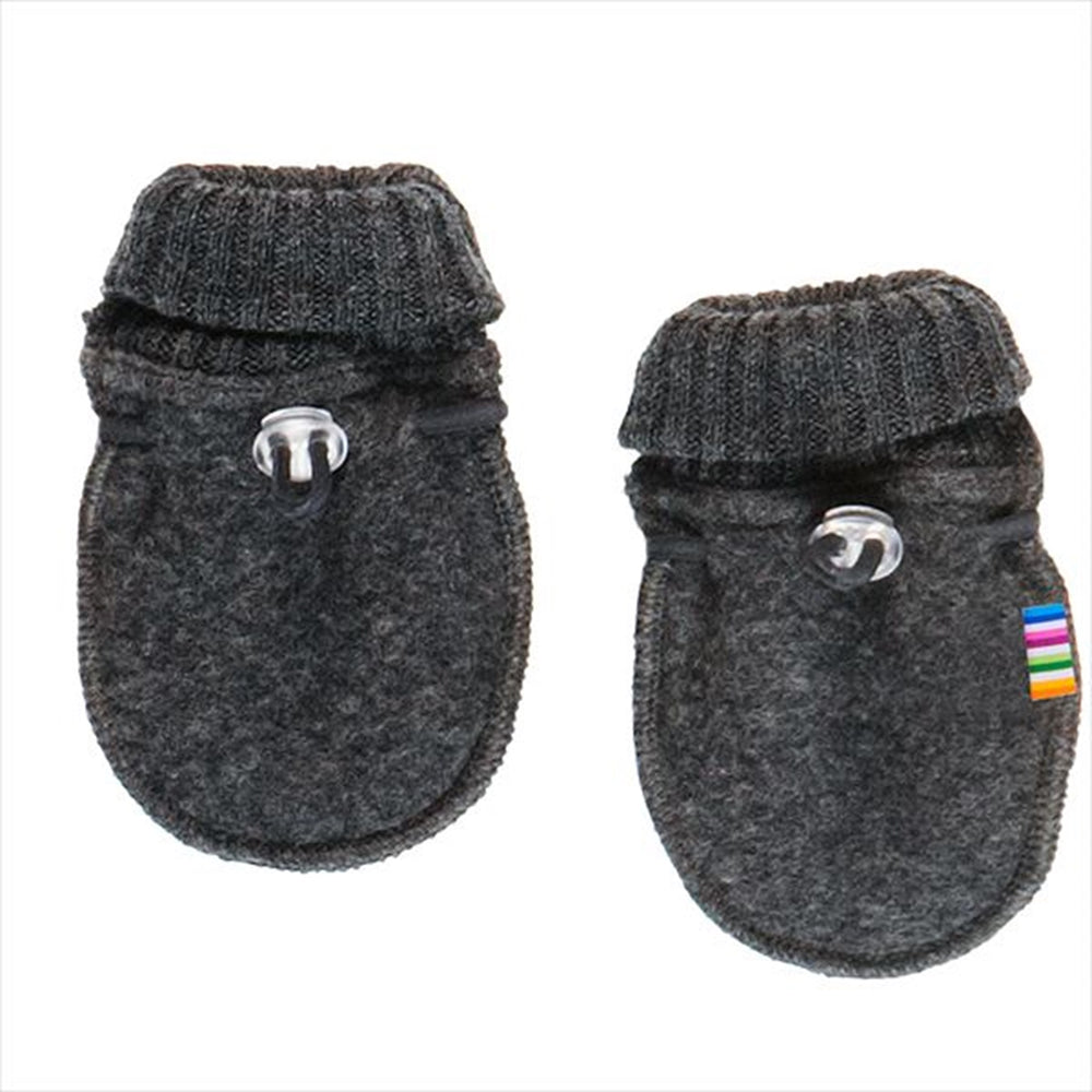 Uld Gråmeleret Vanter - Joha → Luksusbaby.dk
