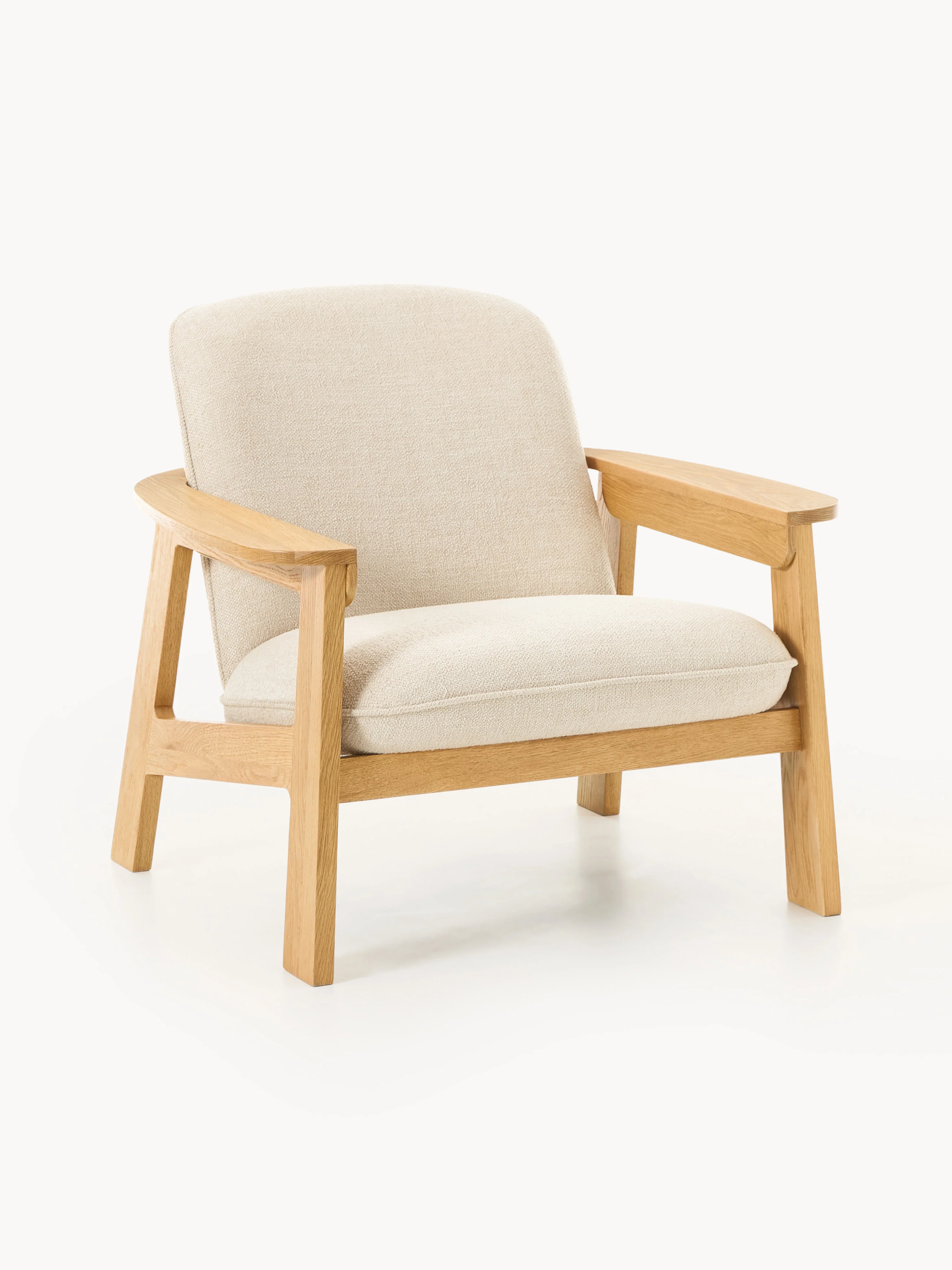 Loungefauteuil Steve van eikenhout