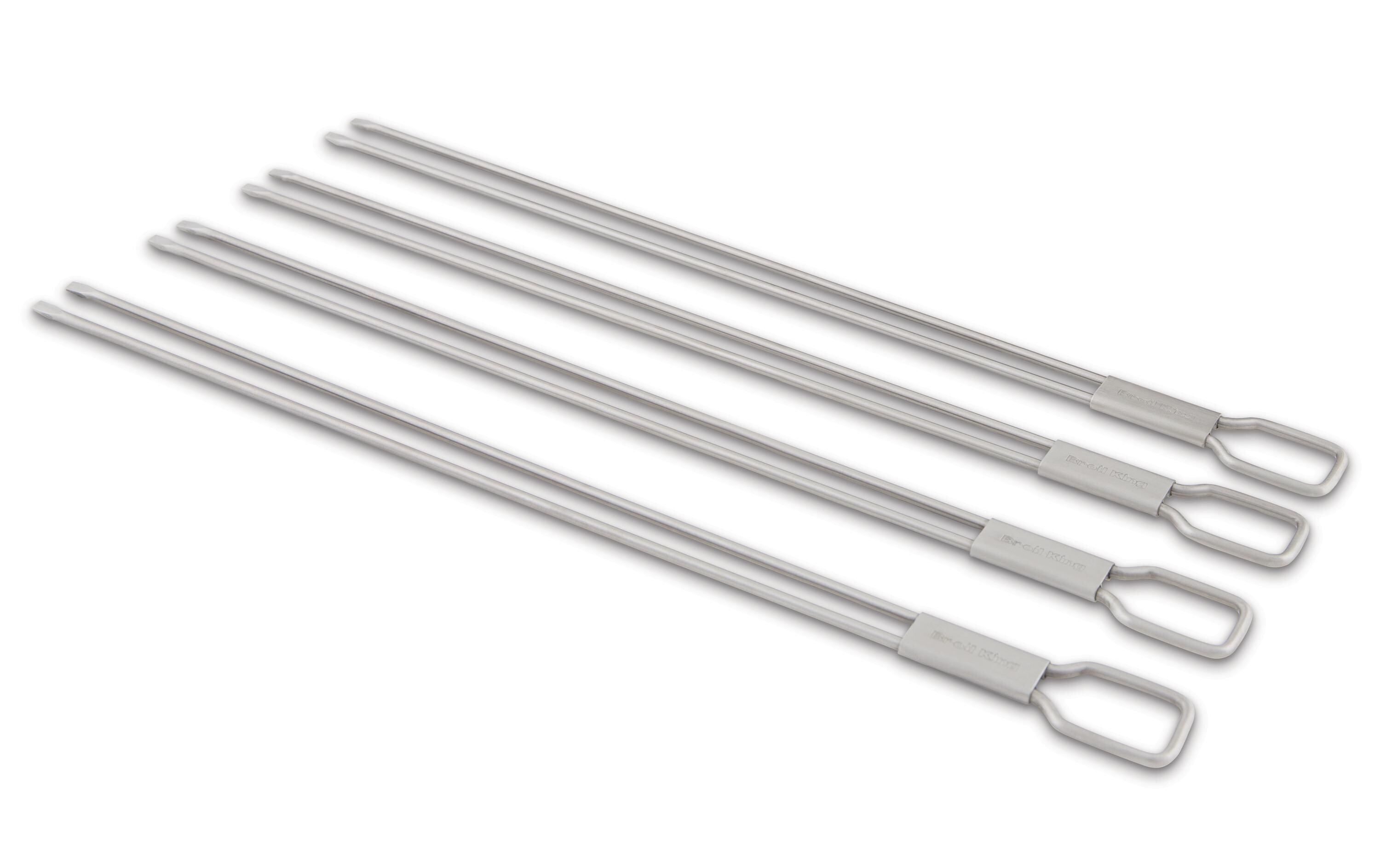 Doppelspiess-Set, 30.5 cm, 4 StückGrillspiesse
