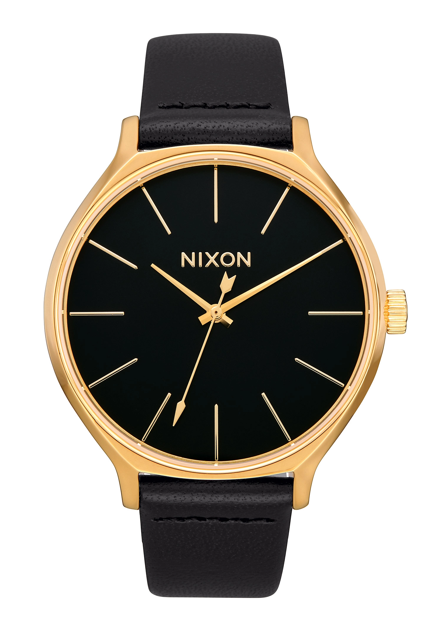 Nixon The Clique Leather Gold / Black A1250-513