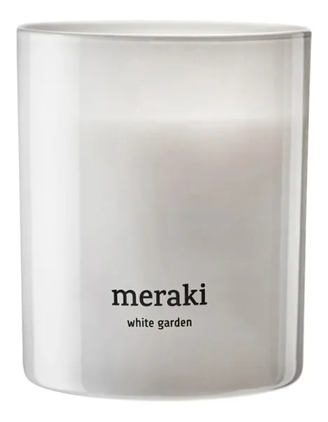 Meraki Duftlys White Garden - 200 g.