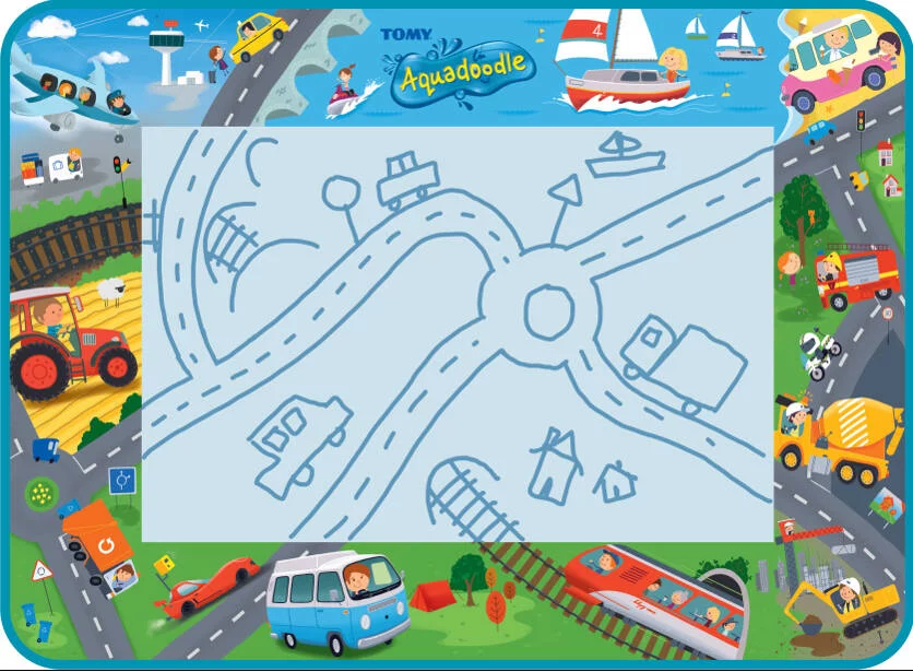 TAPIS AQUADOODLE - MON TAPIS VEHICULES