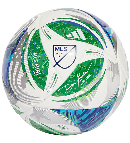 adidas Performance Fußball - MLS Mini - White/Green/Globlu