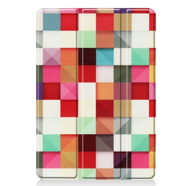 Apple iPad 10.2 Mønster PU Trifoldet Stand Tablet-Taske