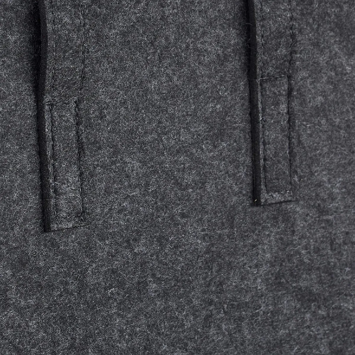 Helloshop26 Panier à bûches en feutre pliable anthracite