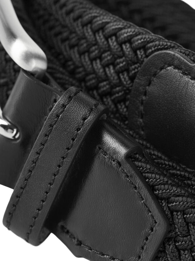Jack & Jones JACSPRING WOVEN BELT NOOS Sort