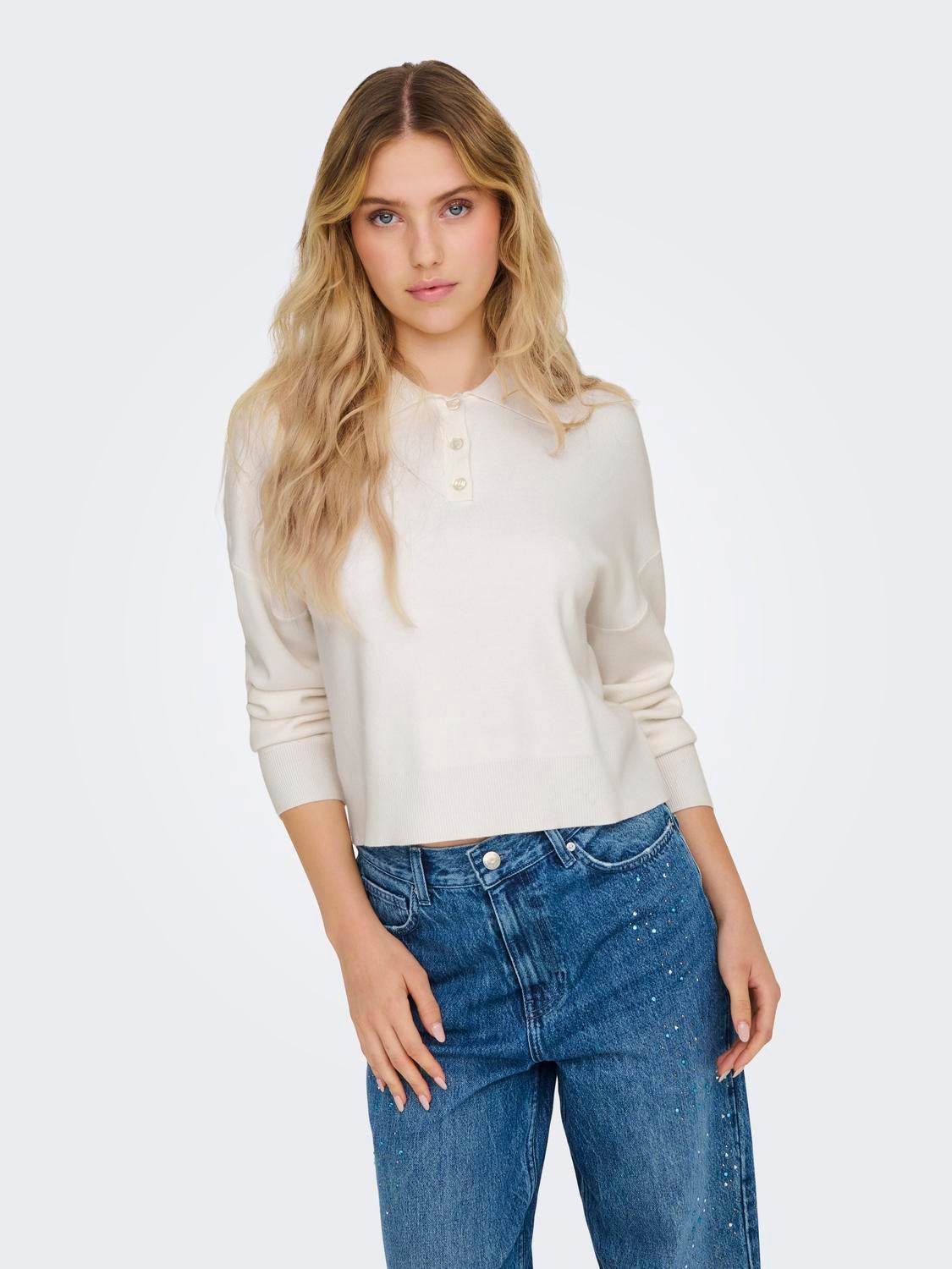 ONLLUCY Polo Cloud Dancer