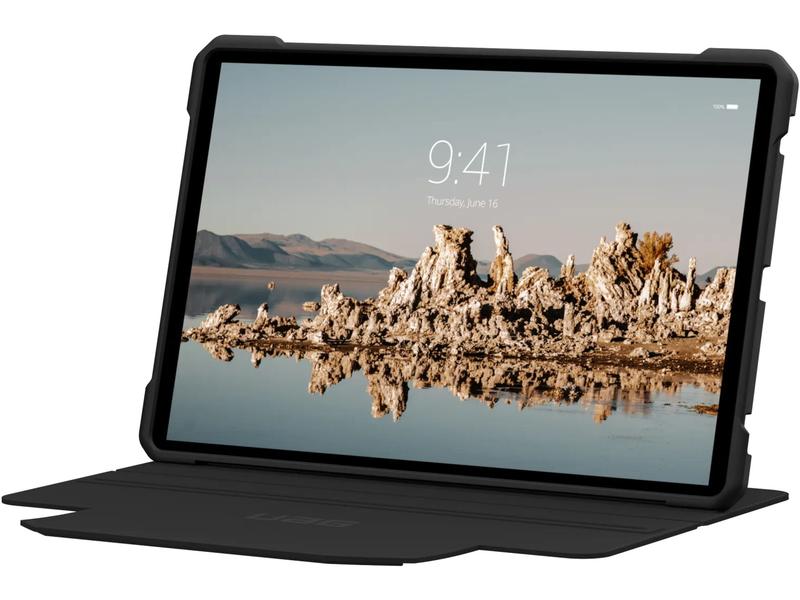 UAG Tablet Book Cover Metropolis Galaxy Tab S9  Schwatz Leichte Tablet-Schutzhülle mit effektiver Schutzfunktion für das Samsung Galaxy Tab S9