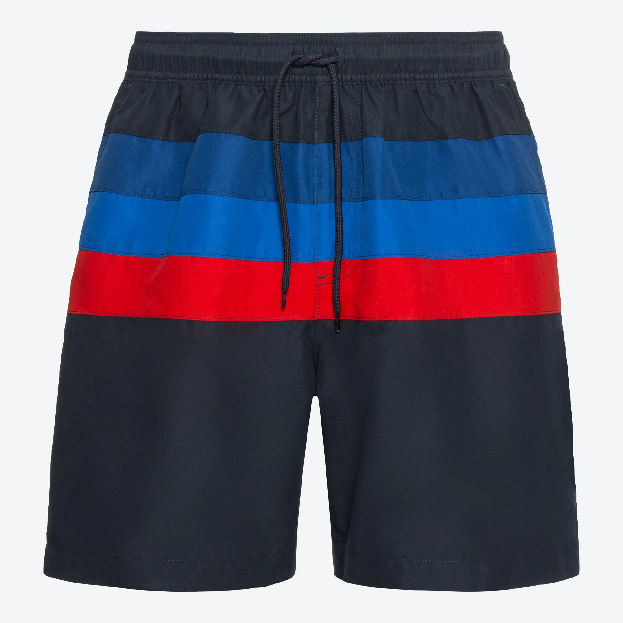 Herren-Badeshorts mit Kontrast-Streifen