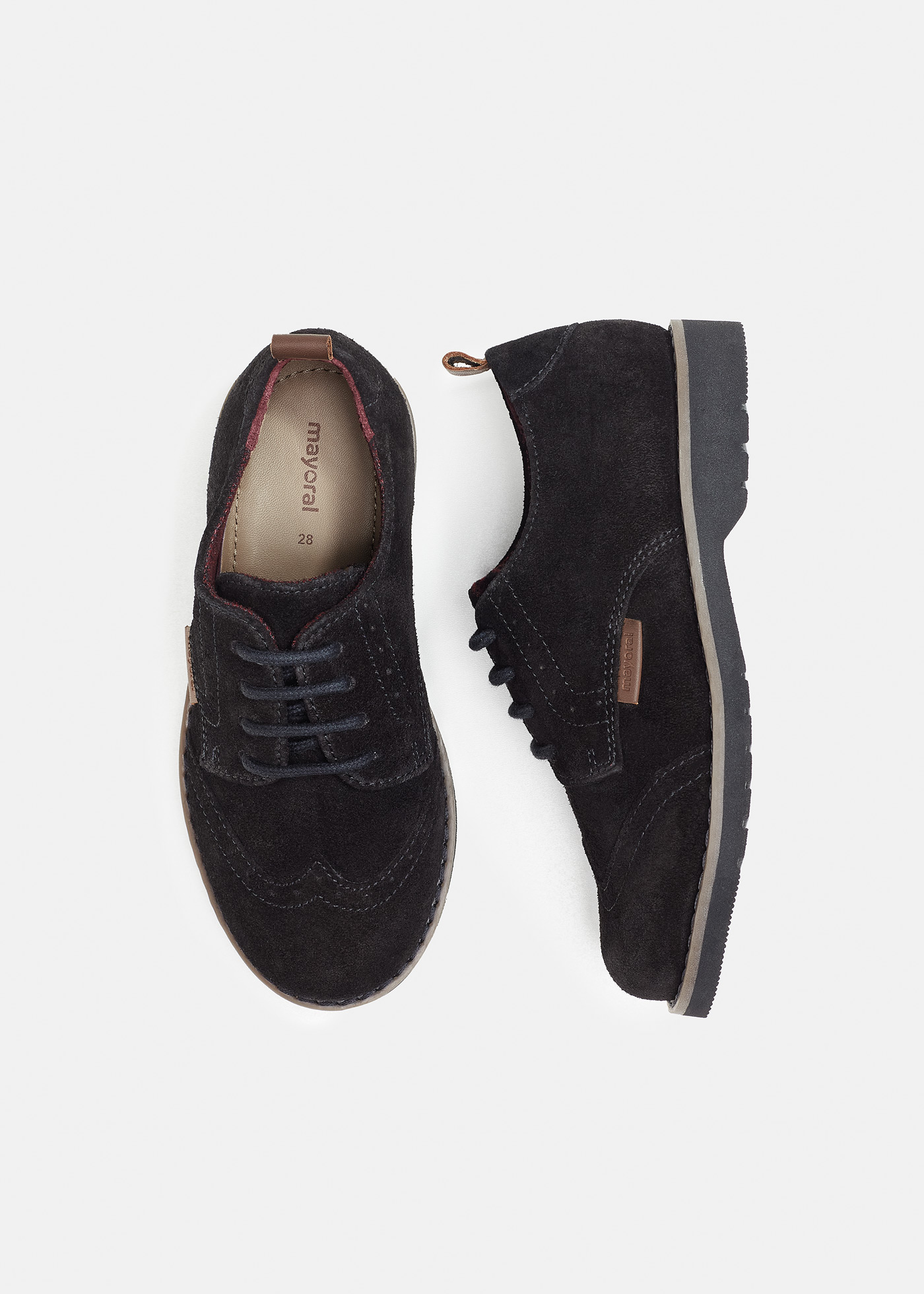 Sapato oxford infantil de couro