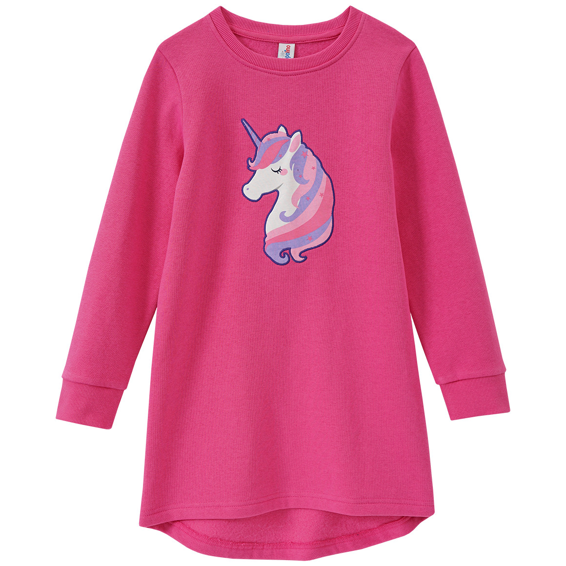 Topolino Mädchen Sweatkleid mit Einhorn-Applikation pink