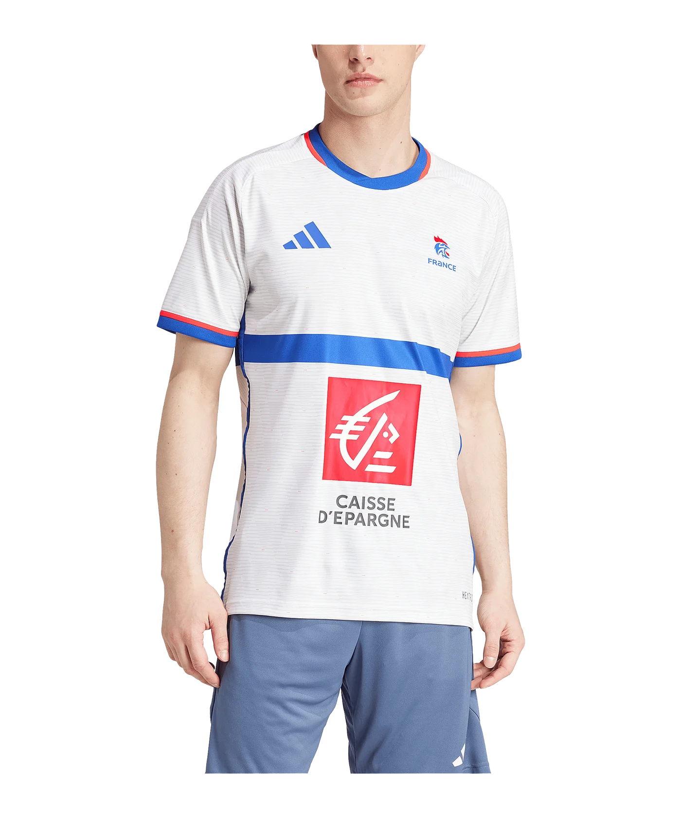 adidas Team France HB Trikot Weiss