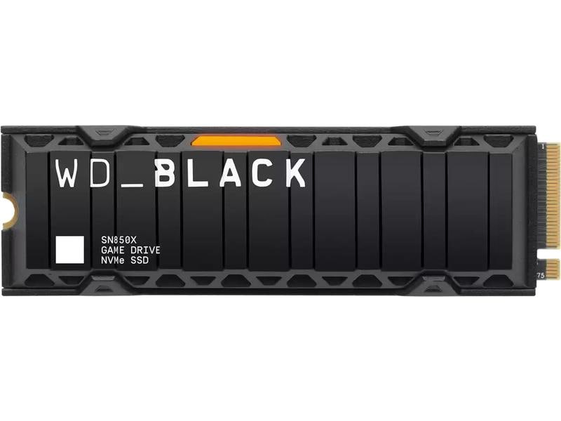 WD Black SSD SN850X Gaming Heatsink M.2 2280 NVMe 4000 GB Leistungsstarke interne NVMe M.2 Gaming-SSD mit Kühlkörper