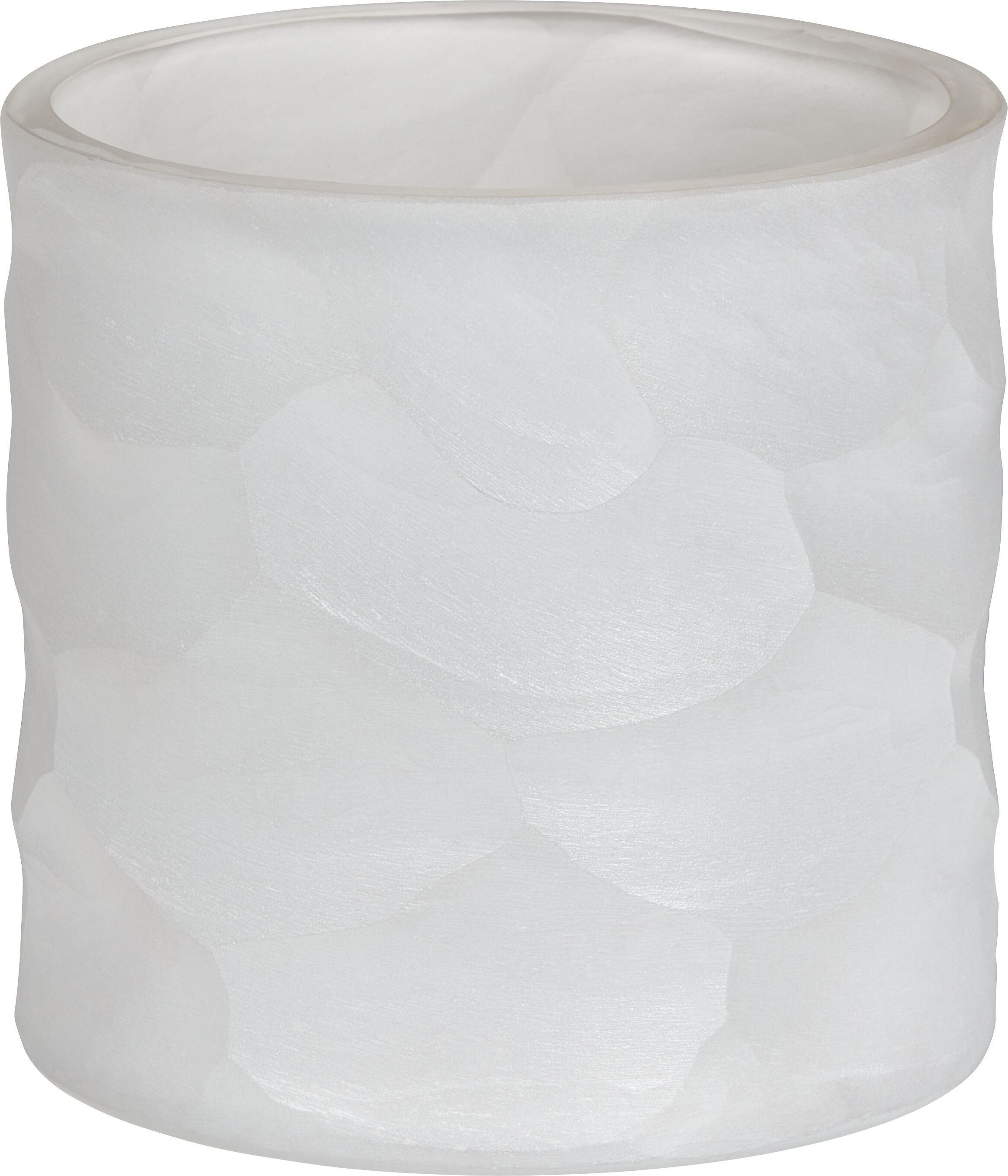 GABRIELA Windlicht - Weiss / H: 10.0 cm