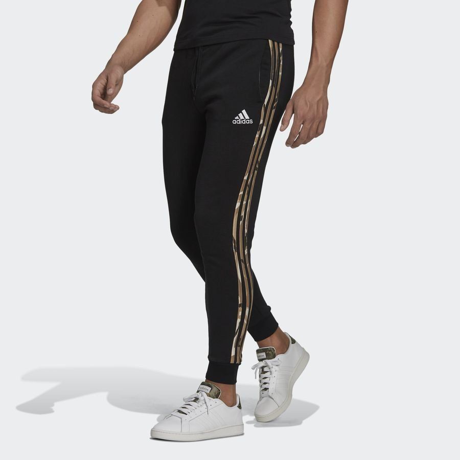 adidas Bas de Survêtement Essentials Fleece Camo - Noir