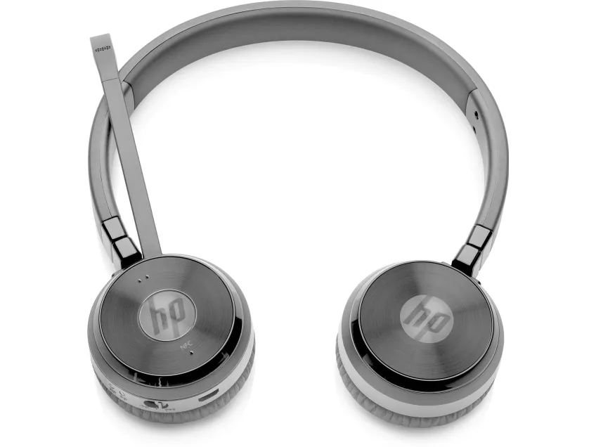 HP UC Wireless Duo - Headset - på øret - Bluetooth - trådløs - NFC