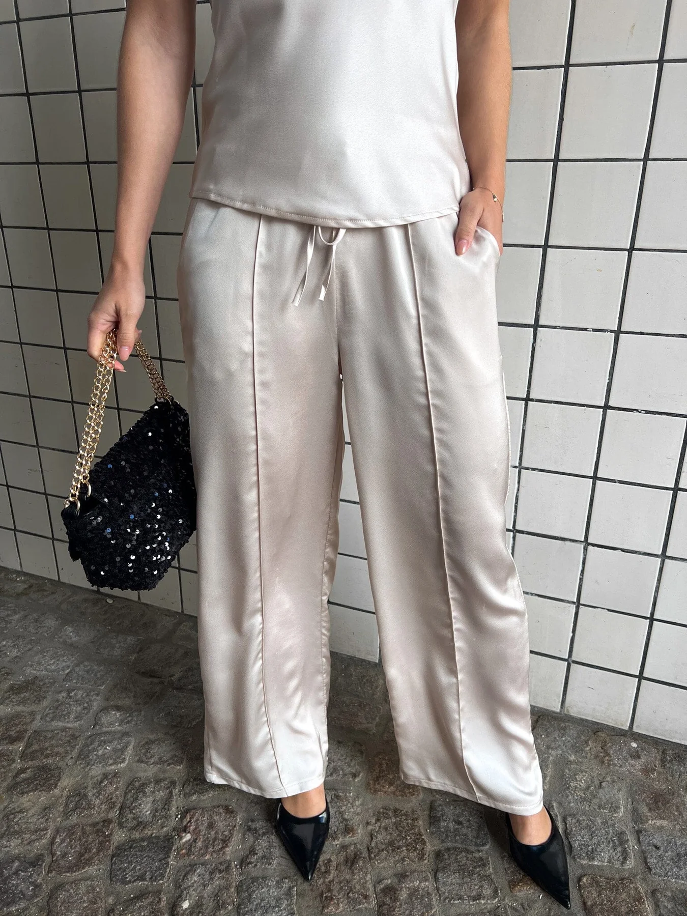 Noella Kuniko Pants 726 champagne