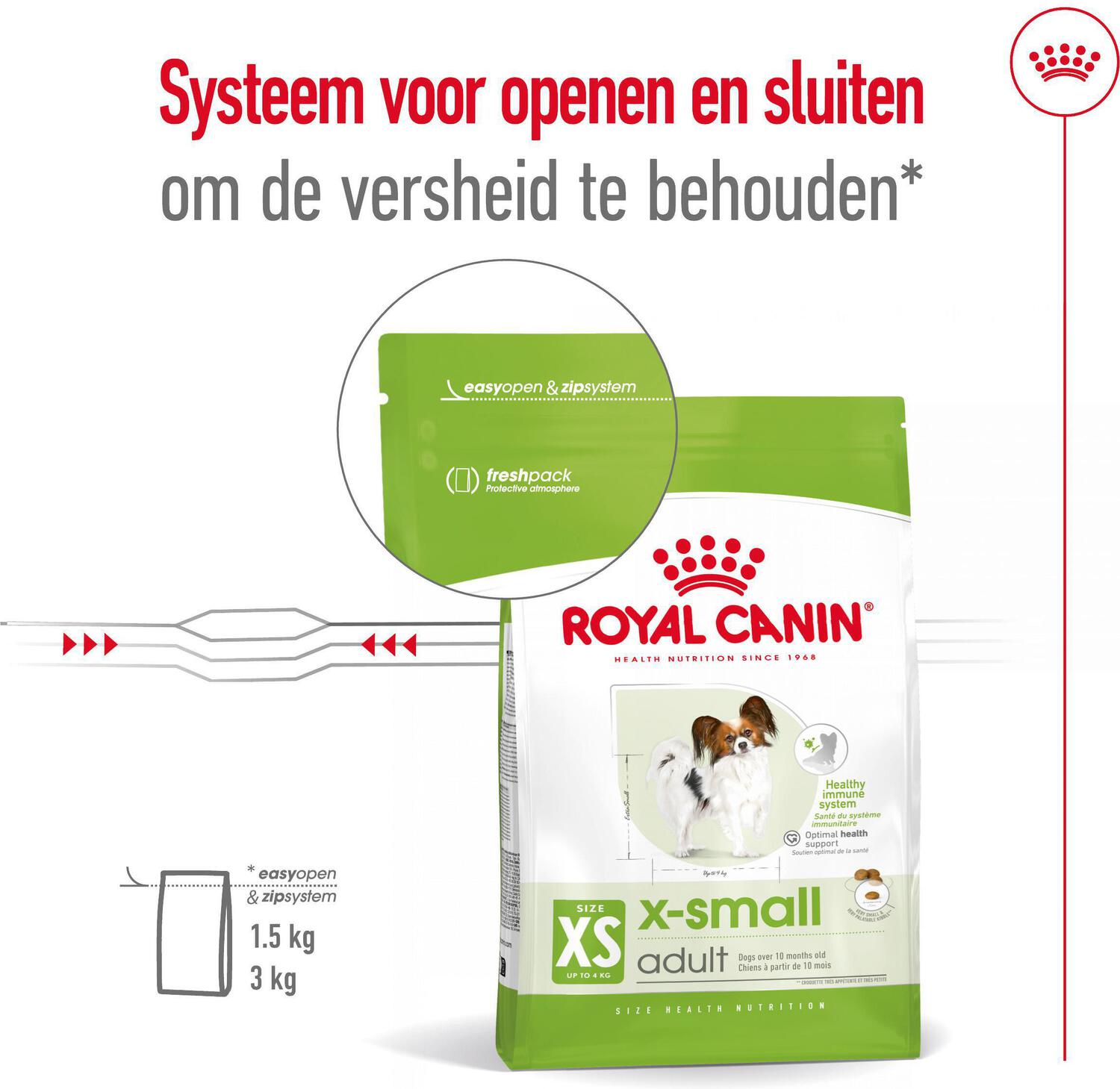 Royal Canin hondenvoer X-Small adult 1,5 kg