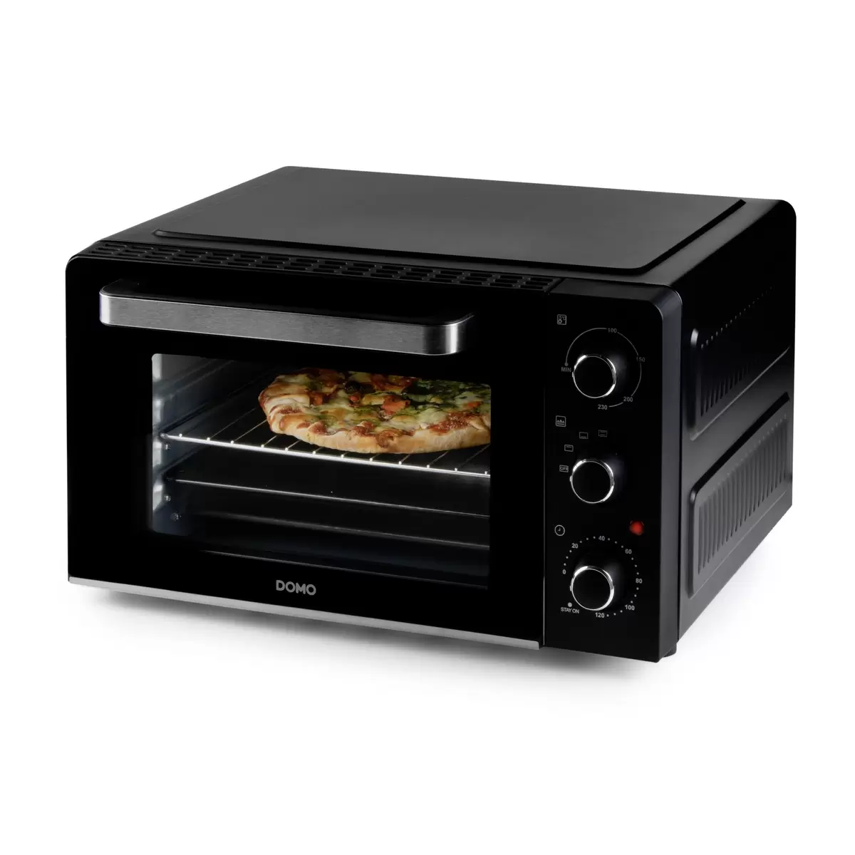 Tischbackofen Domo DO1107GO Schwarz