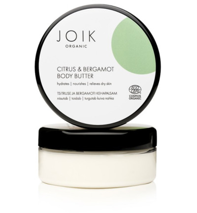 Joik Citrus & bergamot body butter organic vegan (150 ml)