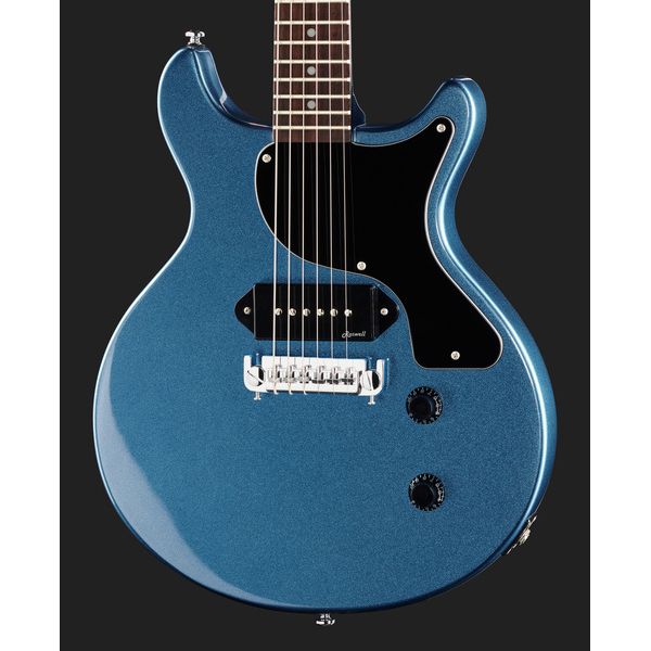 Harley Benton DC-Junior Pelham Blue Bundle