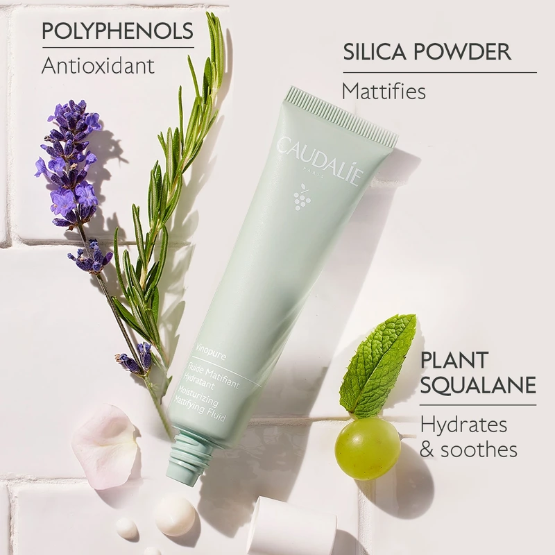 Caudalíe Vinopure Moisturizing Mattifying Fluid 40 ml