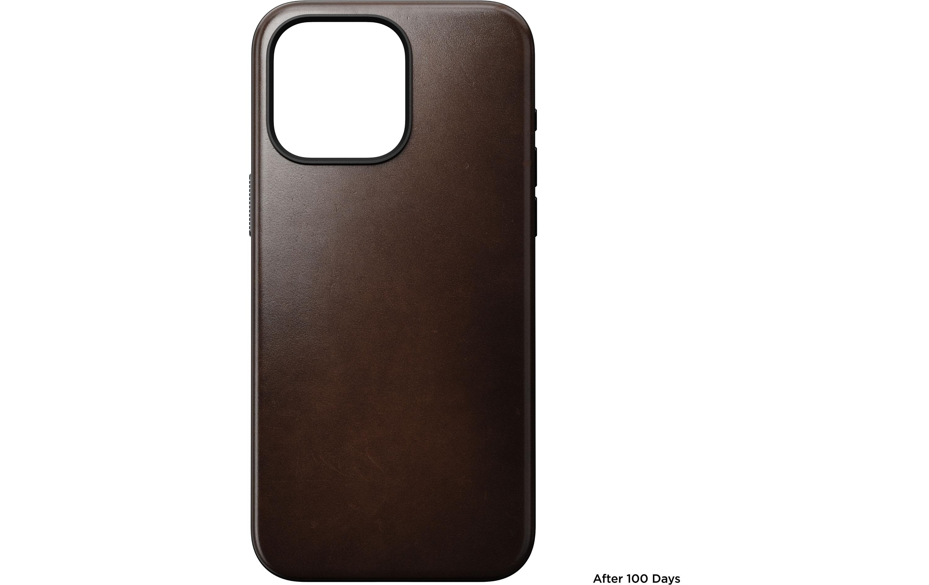 Back Cover Modern Leather Horween iPhone 15 Pro MaxModerne Schutzhülle aus Horween Leder für das Apple iPhone 15 Pro Max