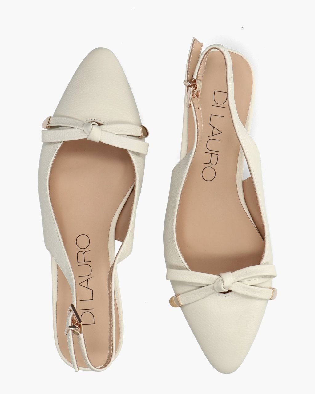 Di Lauro Daphne Off-White Dames Slingbackpumps