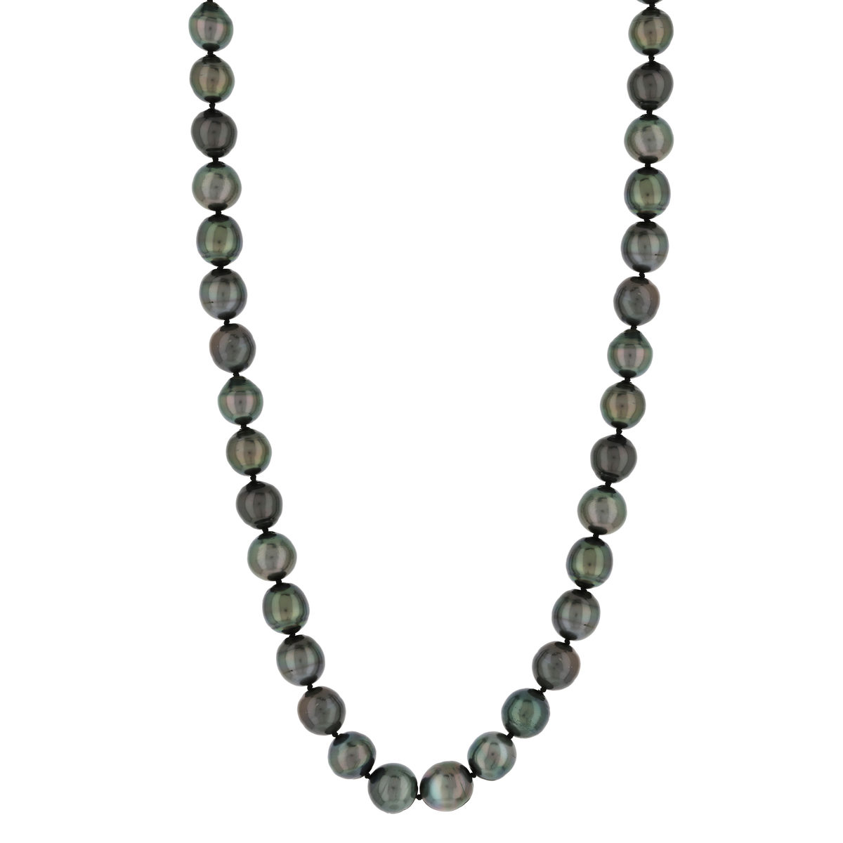 Collier or 750 jaune perles de culture de Tahiti 45 cm