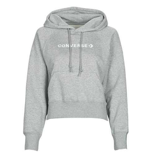 Converse - WORDMARK HOODIE VINTAGE - GREY HEATHER