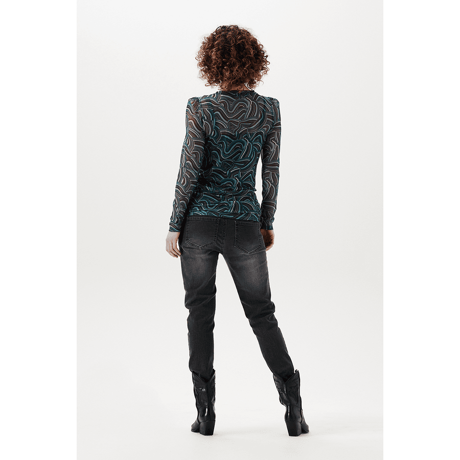 SUPERMOM Langarmshirt Devine Deep Teal