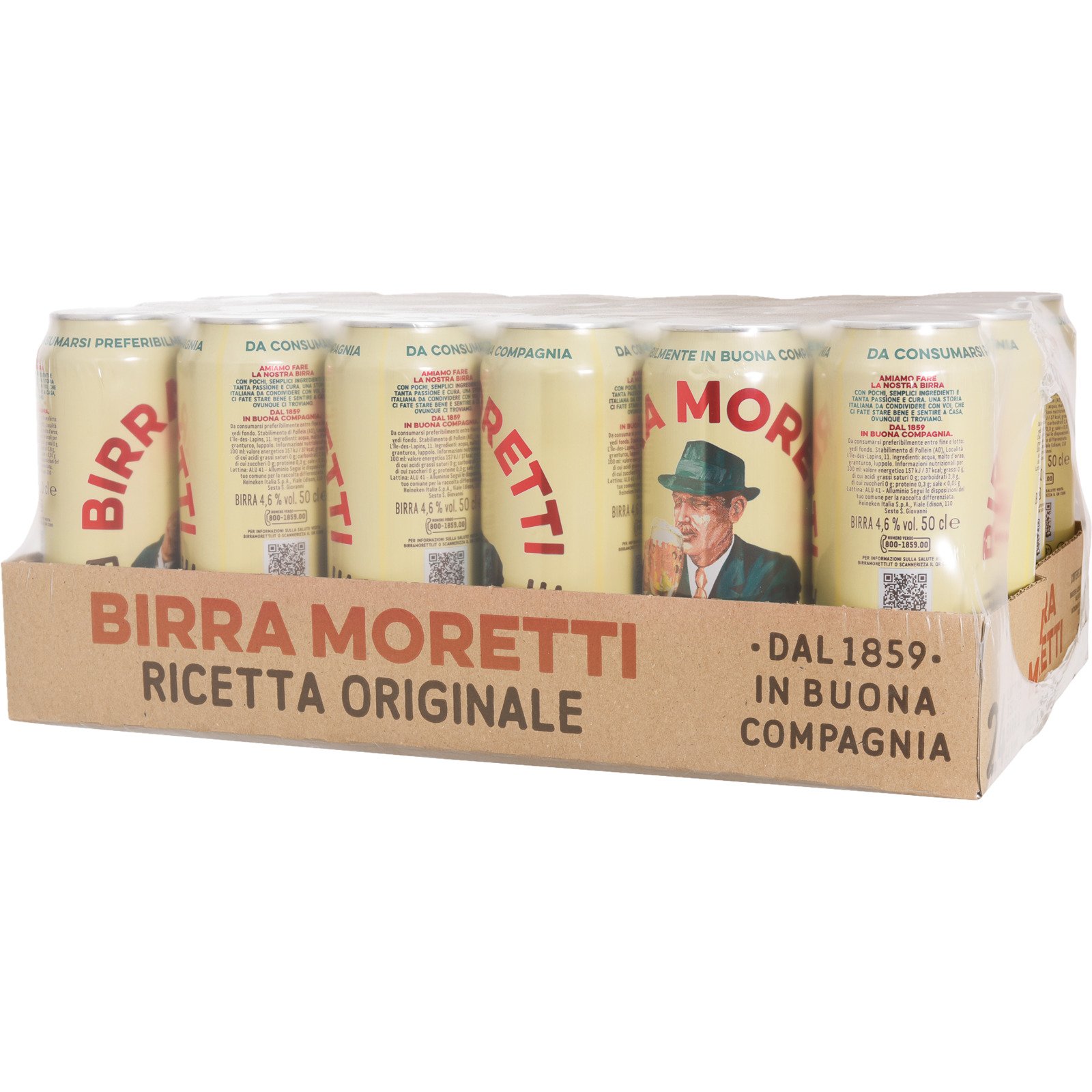 Birra Moretti 24 x 50 cl Dose