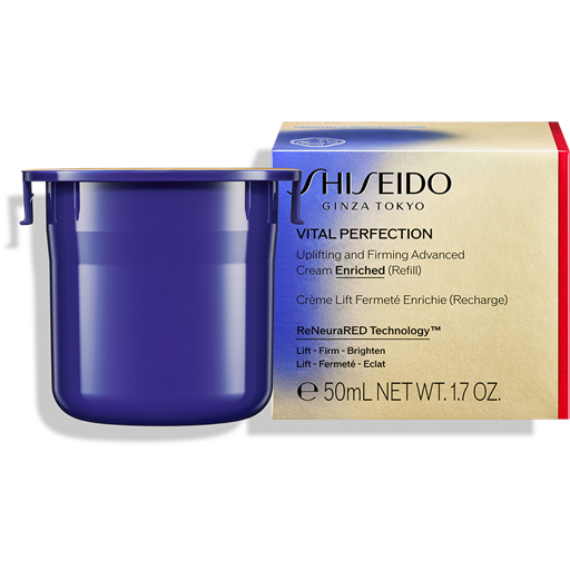 Shiseido Vital Perfection Uplifting and Firming Advanced Enriched Cream Refill, 50 ml