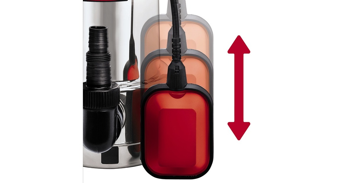 EINHELLVuilwaterpomp GC-DP 9035 N dompel- en drukpompen  (Rood/roestvrij staal, 900 Watt)