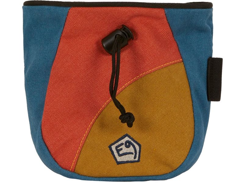 E9 Chalk Bag Dropz Blau/Rot Chalk-Tasche