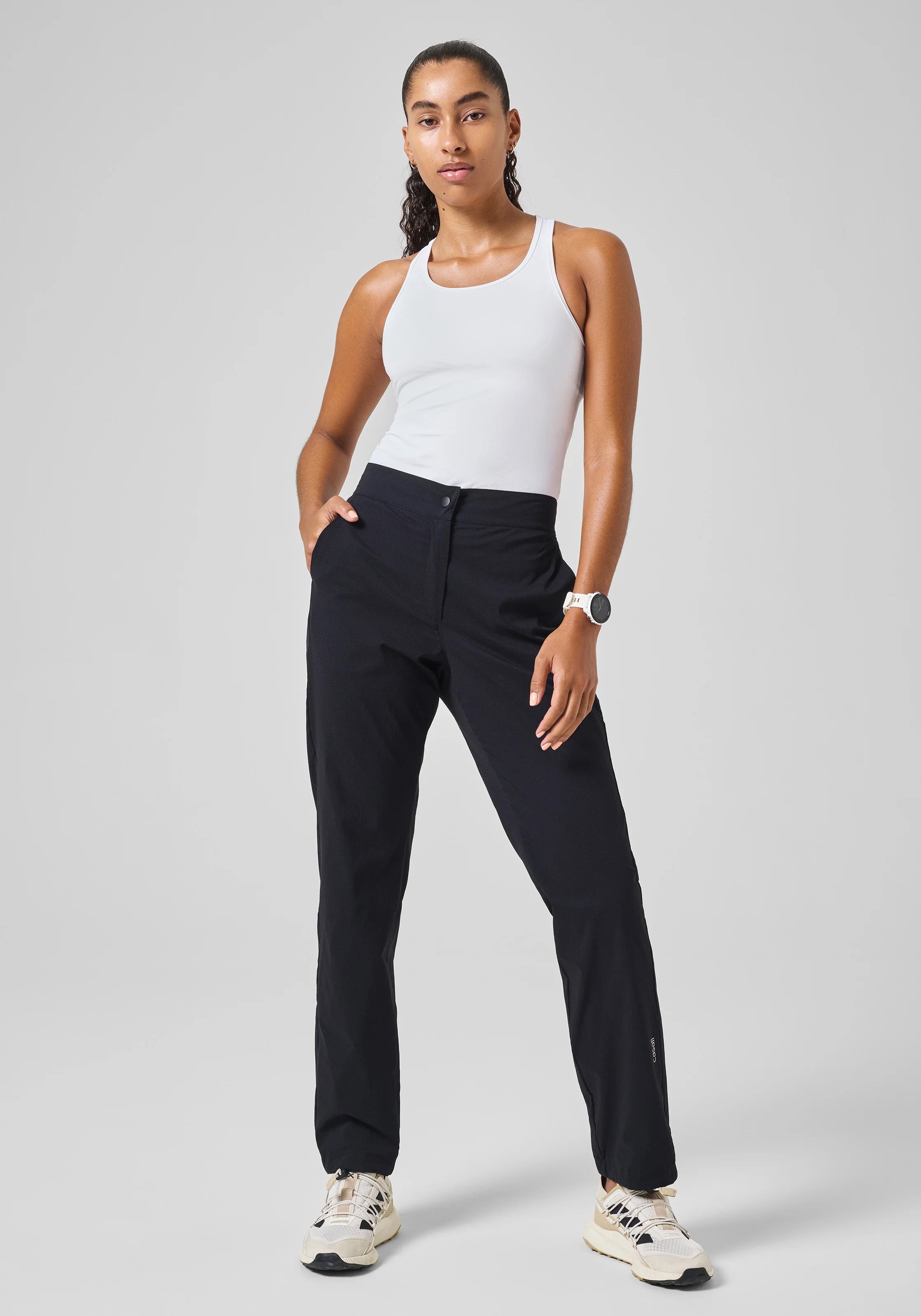 Effortless Woven Pants Dame Black