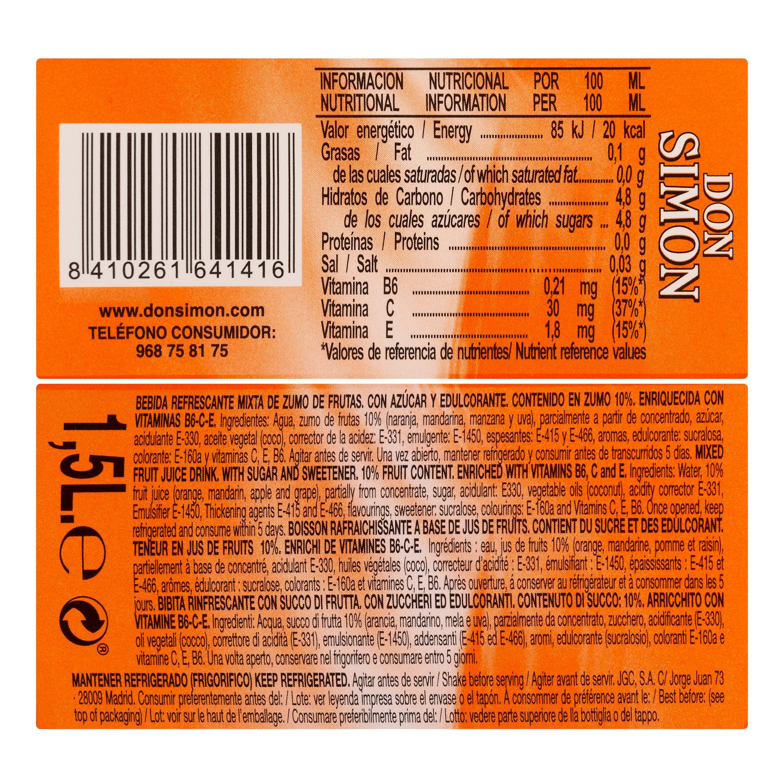 Simon Life toujours soda à l'orange