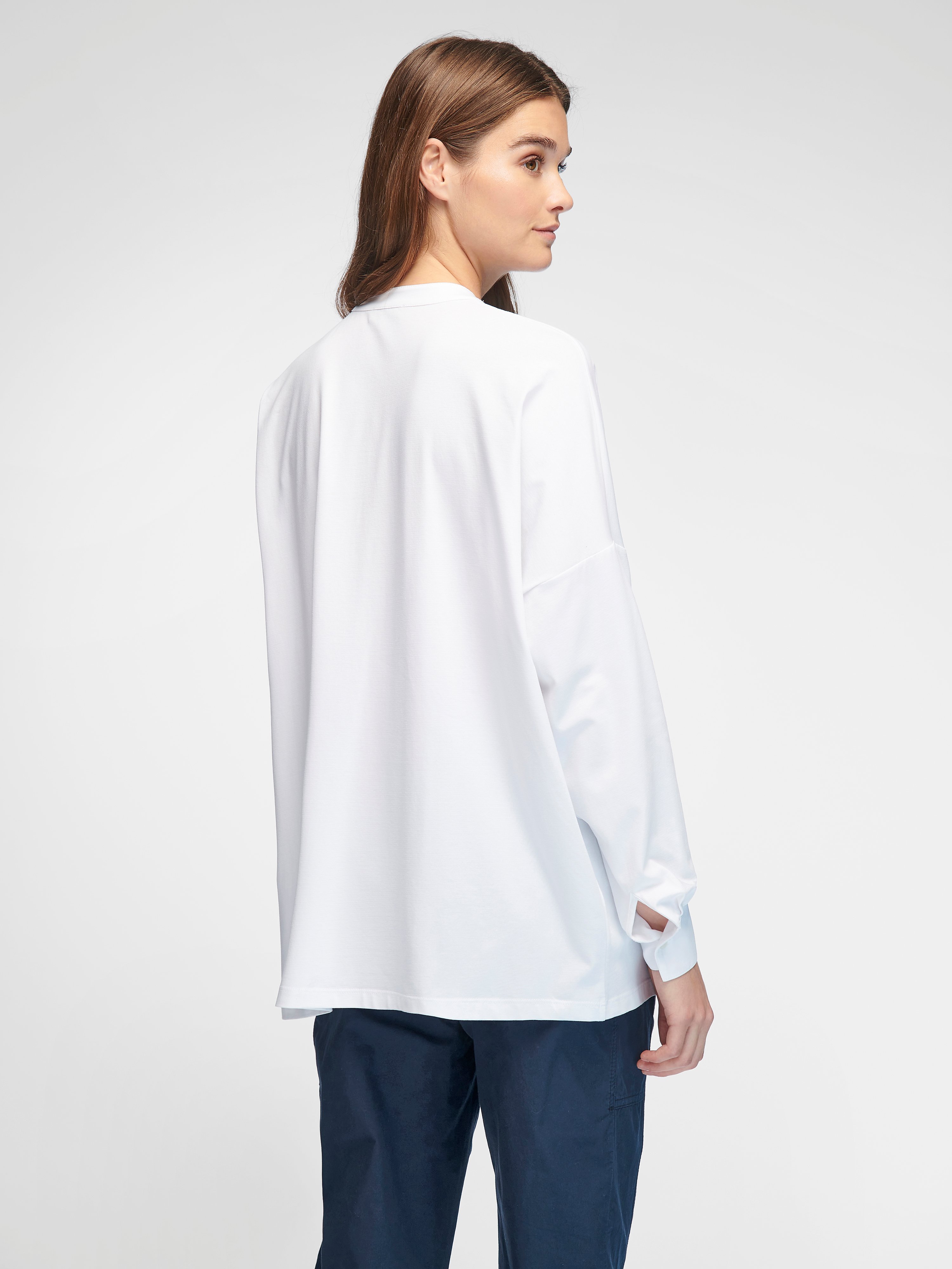 Jersey-Bluse