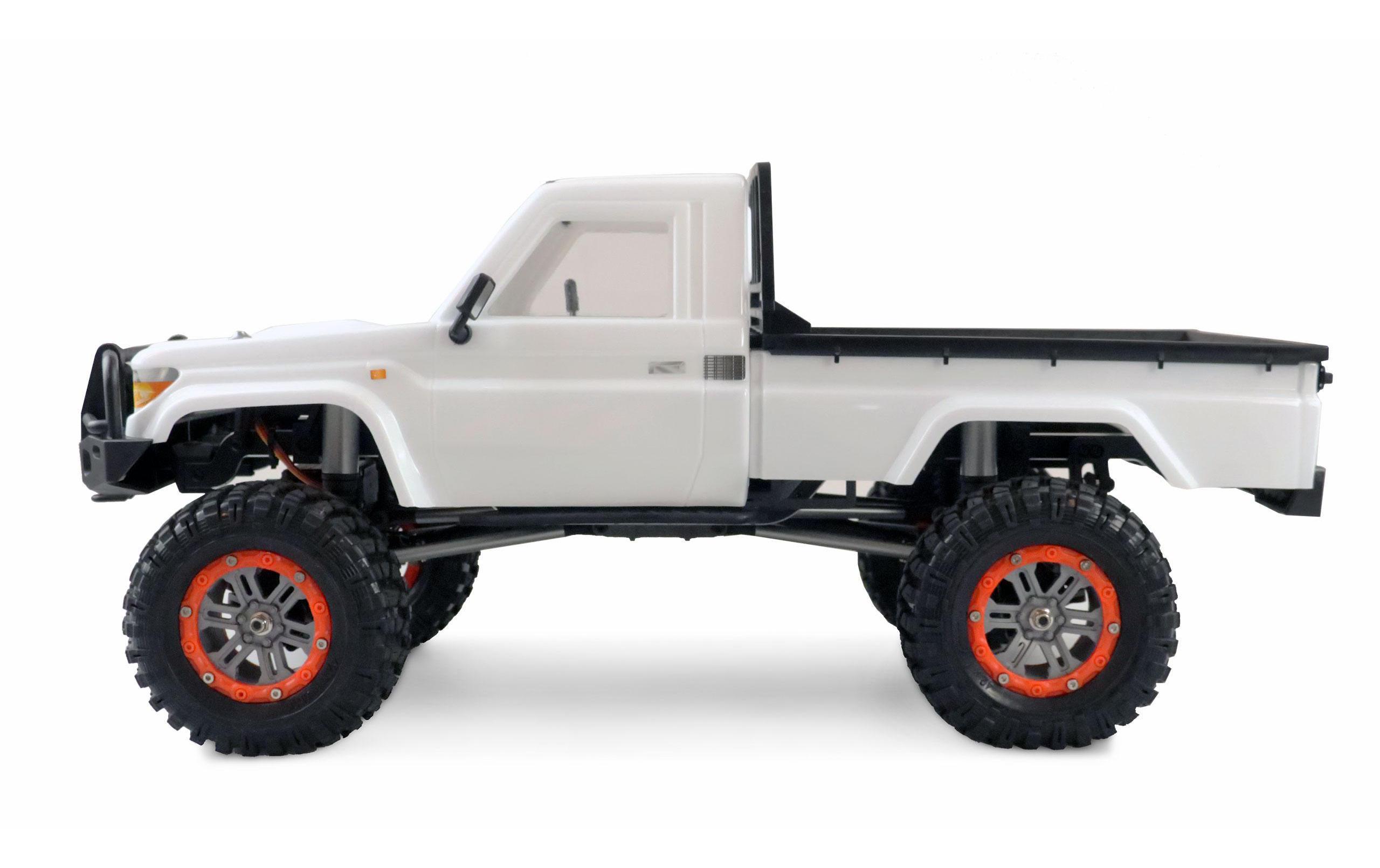 Scale Crawler AMXRock RCX10B Basic Weiss, ARTR, 1:10<br>Rock Crawler Pick-up mit 2-Gang Getriebe