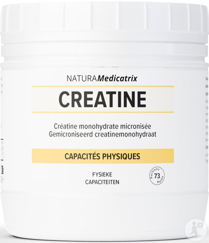 NaturaMedicatrix Créatine Monohydrate Poudre Pot 73 Portions
