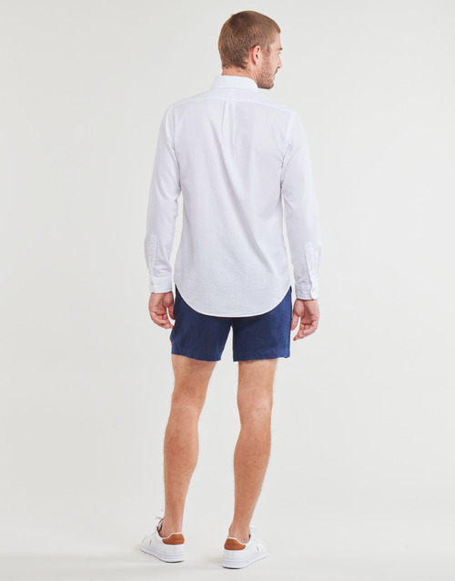 Polo Ralph Lauren - CHEMISE COUPE DROITE EN SEERSUCKER Blanco / Blanco